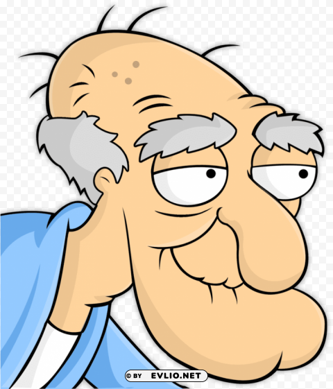 herbert family guy face Isolated Illustration with Clear Background PNG PNG transparent with Clear Background ID 6f87d2fa