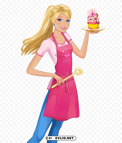 barbie PNG clipart with transparent background