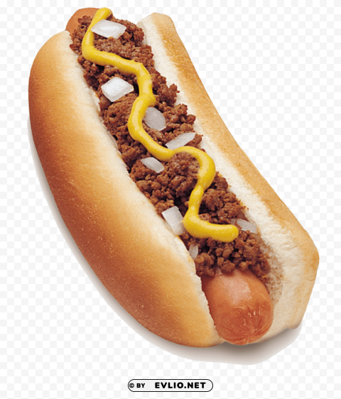 hot dog Clean Background Isolated PNG Object