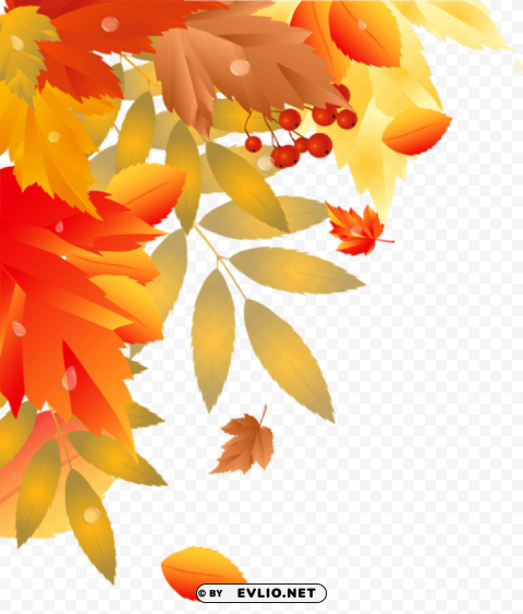 autumn leaves decoration PNG images without subscription