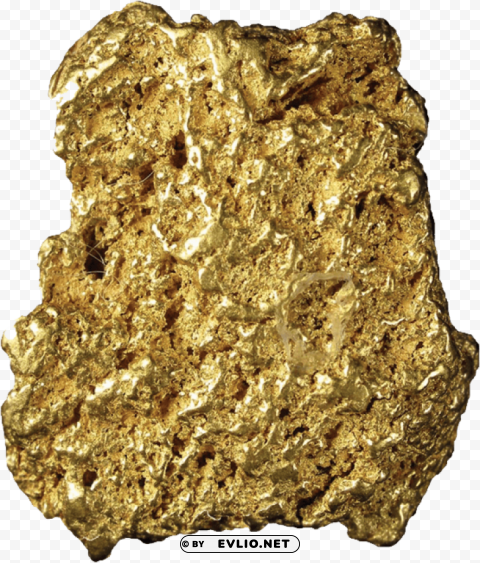 gold nuggets Isolated Illustration in Transparent PNG