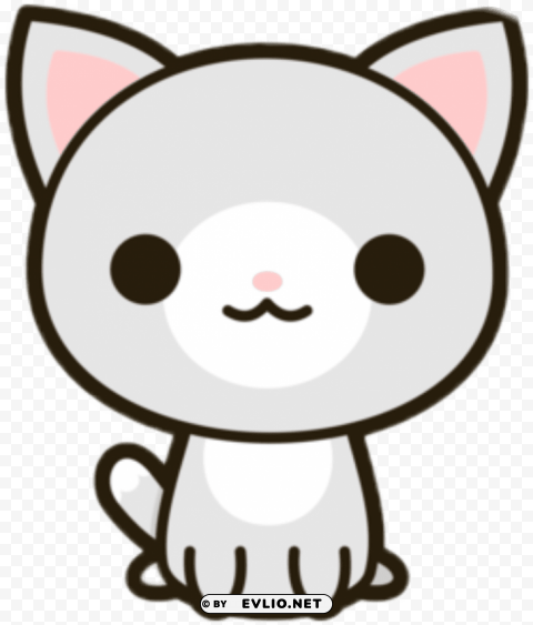 kawaii cat PNG images without subscription PNG transparent with Clear Background ID 401a6623