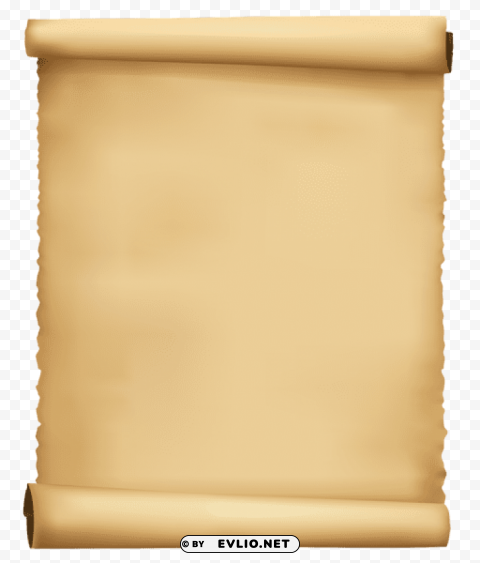 scrolled ancient paper Transparent Background Isolated PNG Character