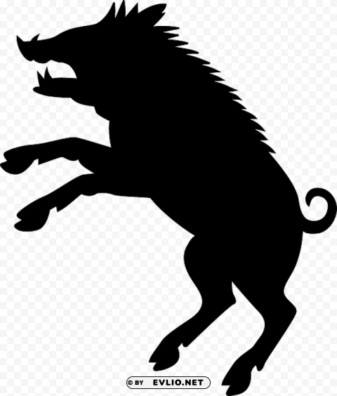 boar Isolated Graphic on Transparent PNG png images background - Image ID 7f0f40a5