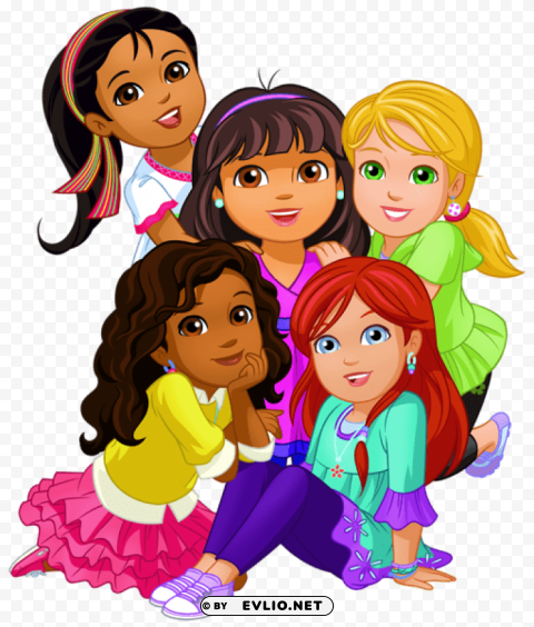 dora and friends PNG without watermark free