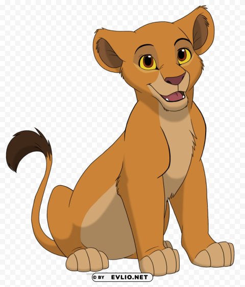 the lion king kiara CleanCut Background Isolated PNG Graphic