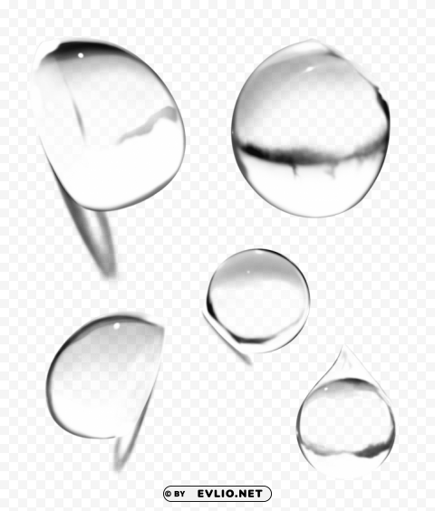 water drops PNG file without watermark