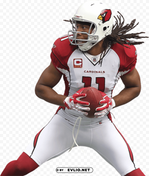 PNG image of arizona cardinals player Isolated Illustration in Transparent PNG with a clear background - Image ID bec494a6