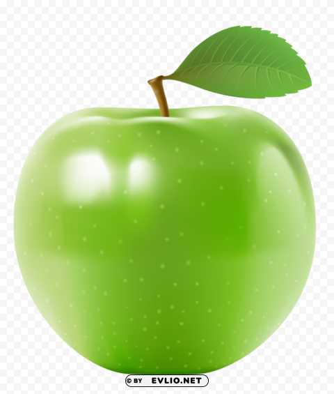 Green Apple Isolated Item On Clear Background PNG