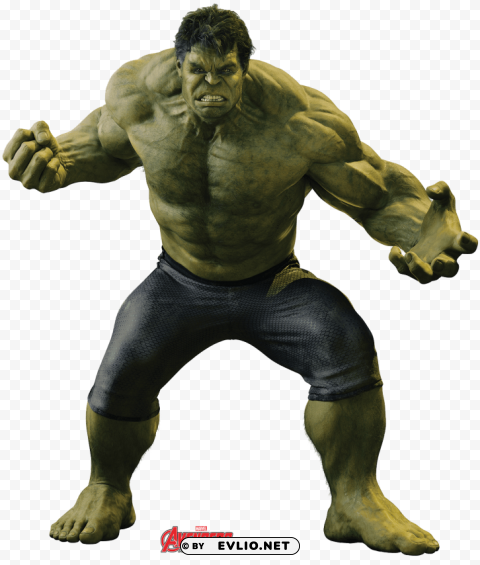 hulk realistic avengers png Isolated Artwork on Transparent Background