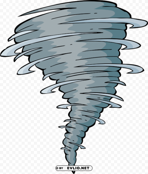 tornado Clean Background Isolated PNG Graphic