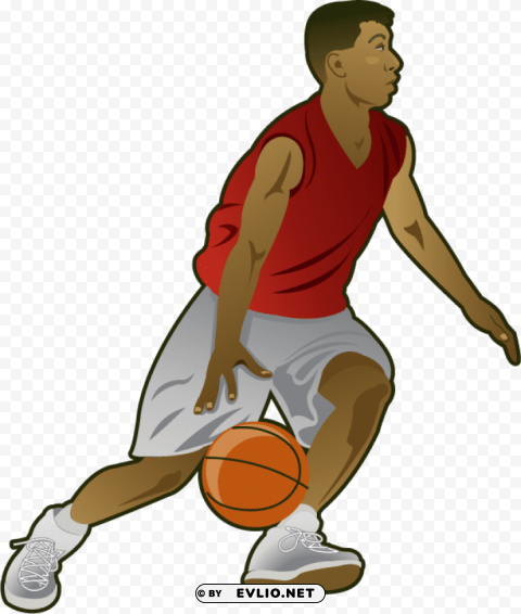 basketball playerss Clear Background Isolated PNG Graphic