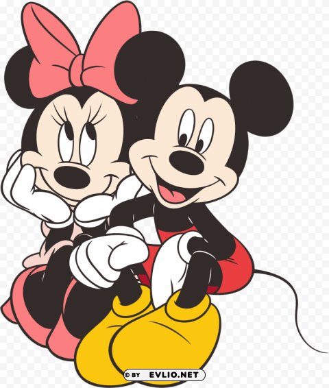 minnie mouse and mickey mouse PNG images for merchandise PNG transparent with Clear Background ID 08c431d4