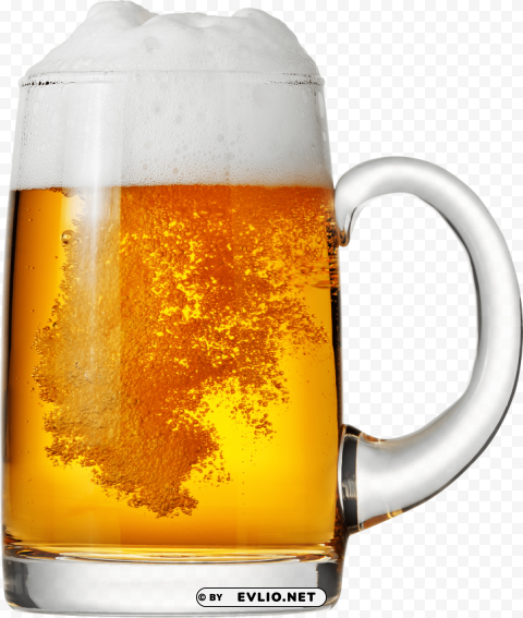 beer in mug HighResolution PNG Isolated Artwork