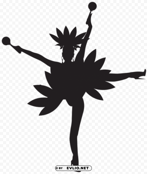 brazilian dancer silhouette PNG transparent backgrounds