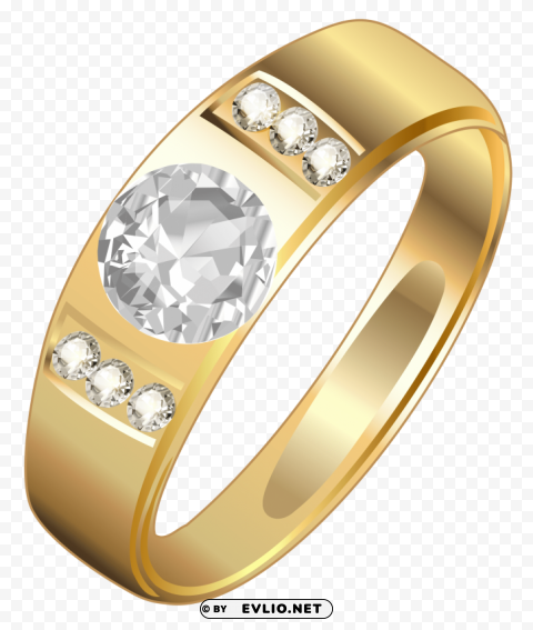 gold ring PNG images with no background assortment clipart png photo - 40987648