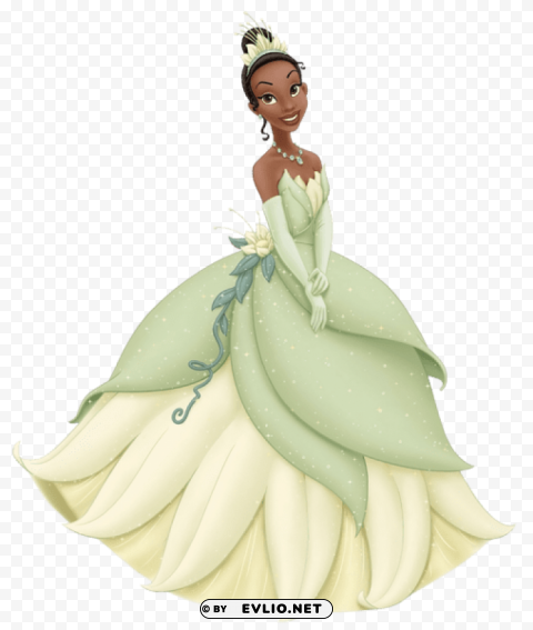 Princess Tiana PNG Graphic Isolated With Clear Background