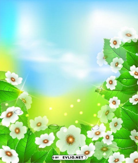 Spring Dasies Clear PNG Pictures Package