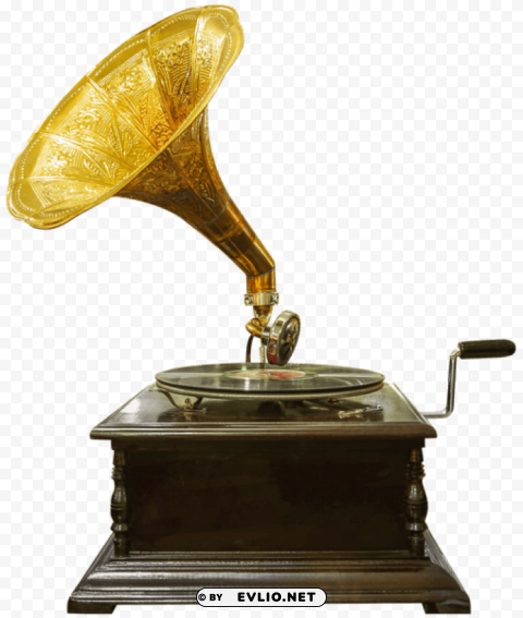 vintage gramophone transparent PNG files with clear background collection