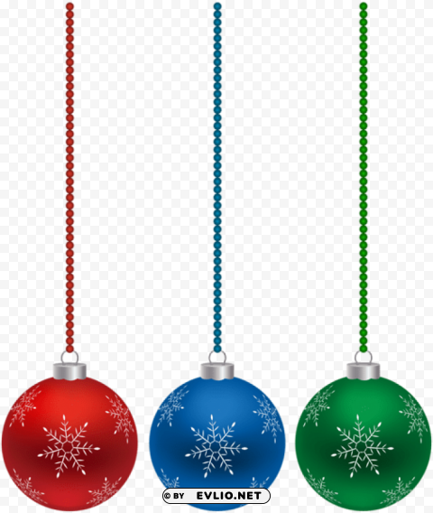 christmas hanging balls HighResolution Isolated PNG with Transparency