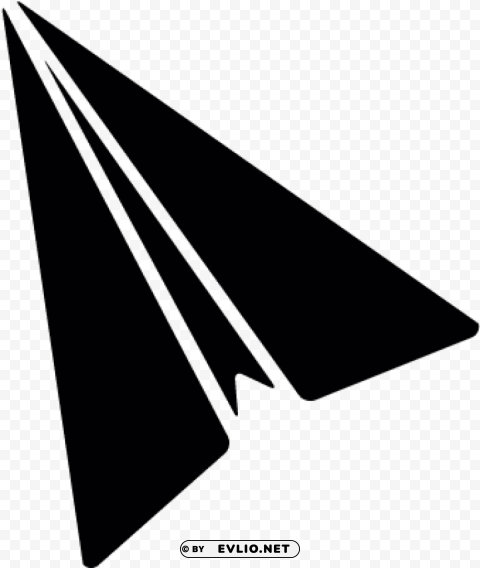 paper airplane vector PNG Image with Clear Background Isolation