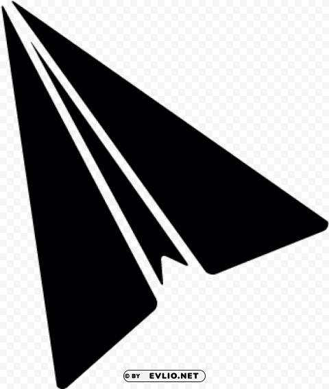 Paper Airplane Vector PNG Image With Clear Background Isolation