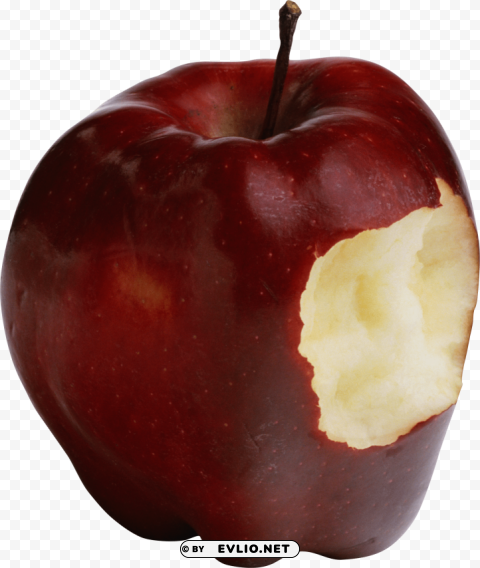 Red Apples Clean Background Isolated PNG Illustration