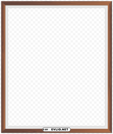simple wooden frame Transparent PNG Isolated Subject Matter