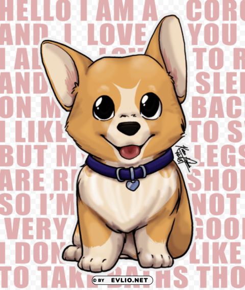 dog mom corgi cute shirt PNG with cutout background