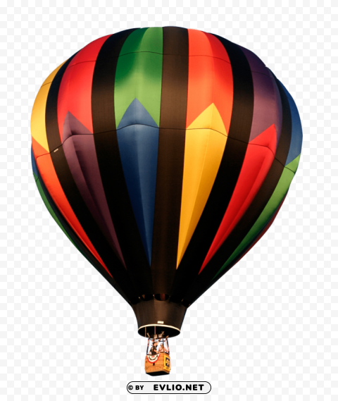 Hot Air Balloon HighResolution PNG Isolated on Transparent Background