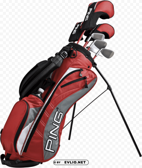ping golf bag Isolated Object on Transparent PNG