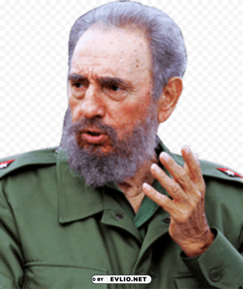 fidel castro face PNG graphics with transparency