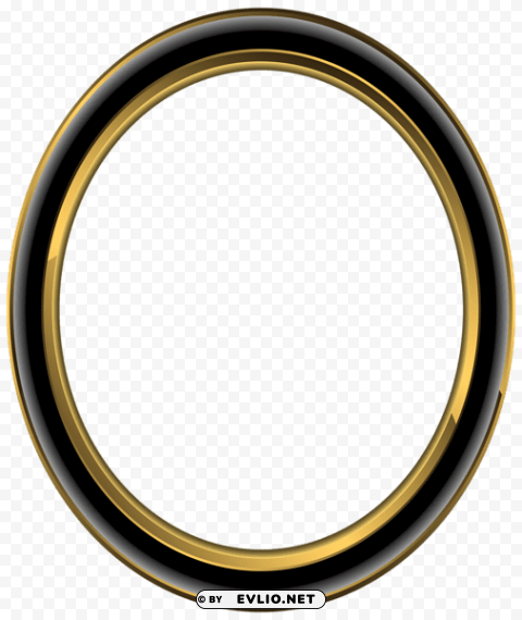 oval frame Isolated Element in Transparent PNG