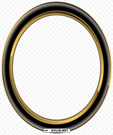 Oval Frame Isolated Element In Transparent PNG