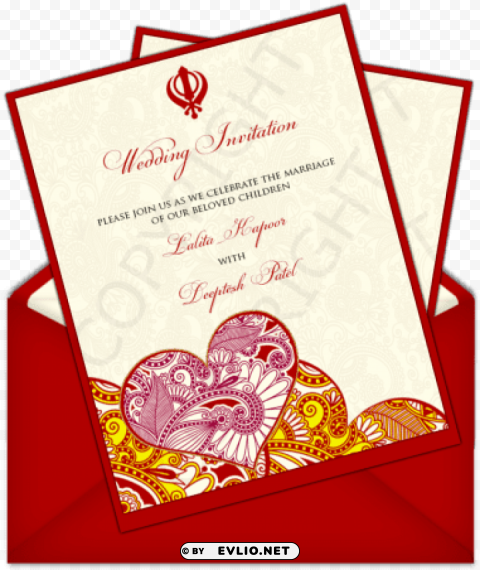 Wedding Invitation PNG Files With Transparency