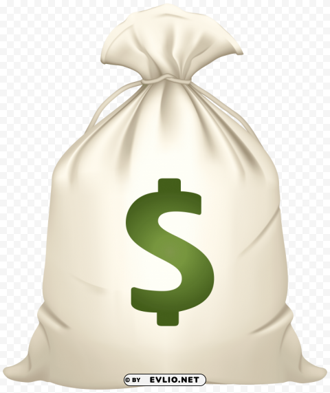 bag of money PNG Image with Clear Isolated Object clipart png photo - 4b52b608