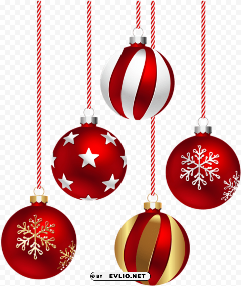 christmas red balls Isolated Character with Clear Background PNG PNG transparent with Clear Background ID b3bd2ca4