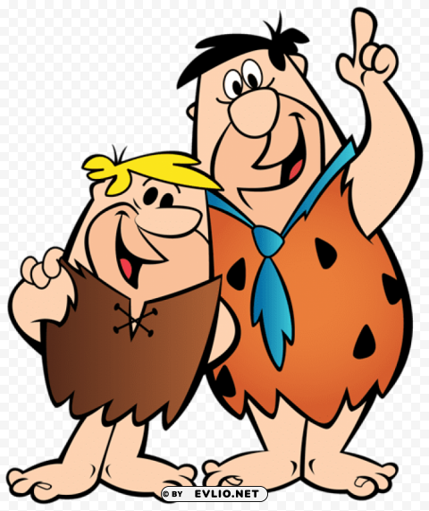 fred flintstone and barney rubble Transparent art PNG
