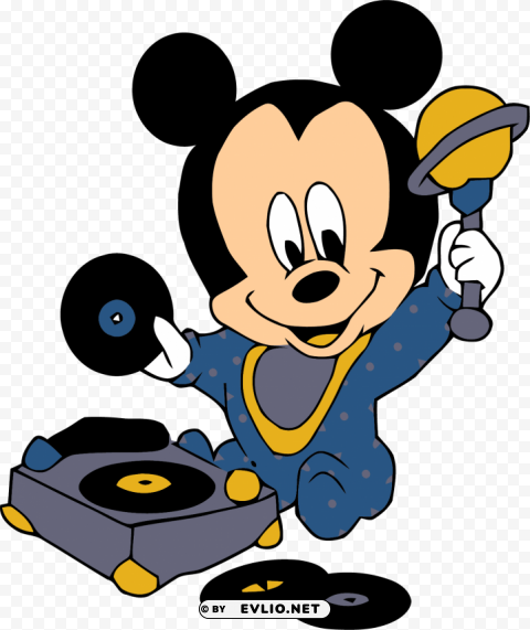 gif mickey baby PNG transparent graphics for download