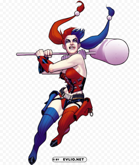 harley quinn PNG files with no background free clipart png photo - ab33e372