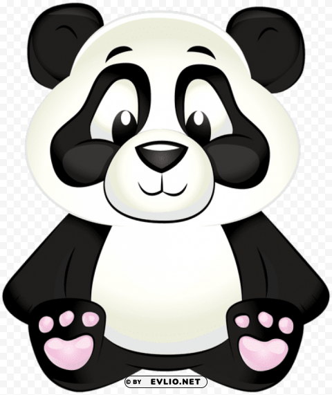 panda cartoon Transparent PNG image