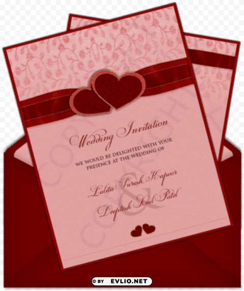 simple indian wedding invitation card PNG images with transparent canvas assortment