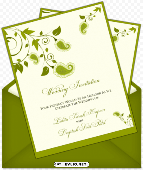 simple invitation card design PNG images with transparent canvas