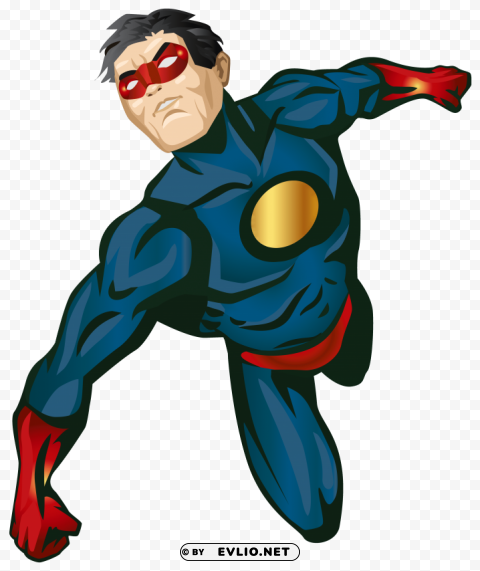 super hero Clear Background PNG Isolation