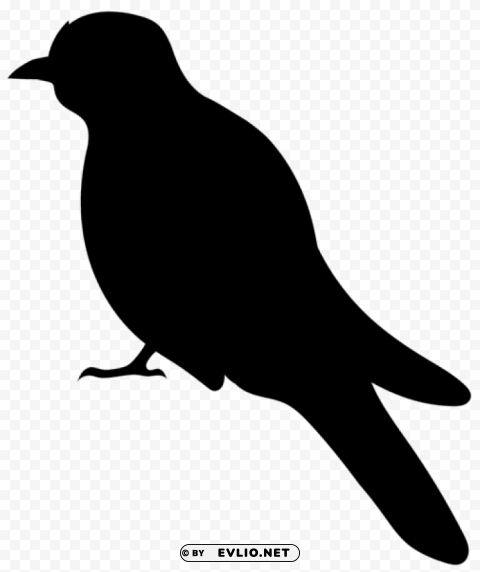 Transparent bird silhouette Isolated Element in HighQuality PNG PNG Image - ID be396101