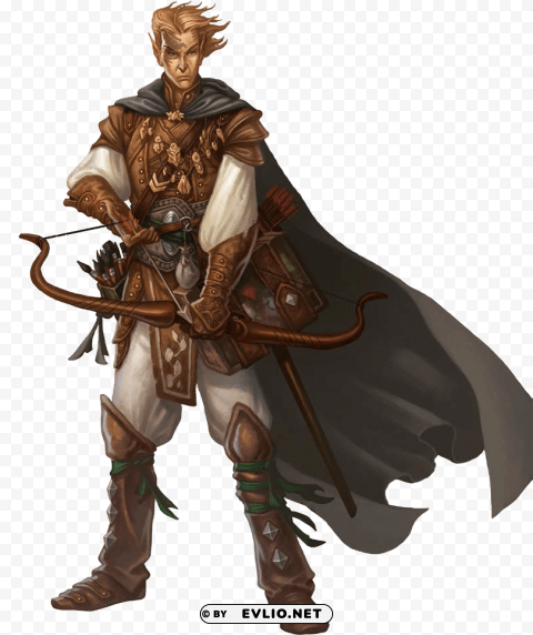 Christmas Elf - Bard Dungeons  Dragons Isolated Graphic On HighResolution Transparent PNG
