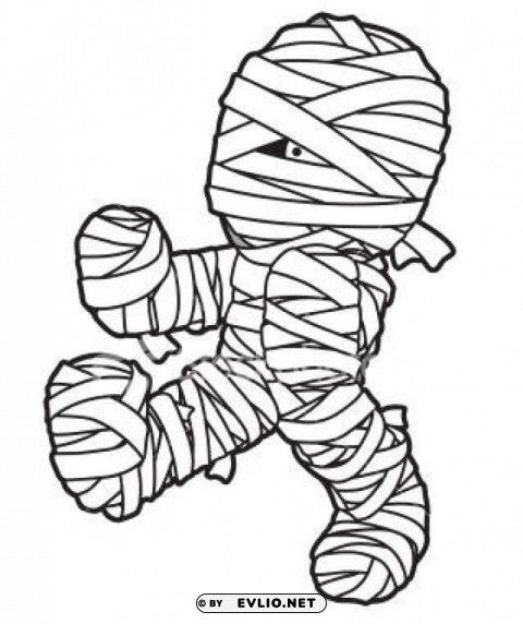 halloween mummy 3 PNG images with transparent overlay clipart png photo - 153191c5