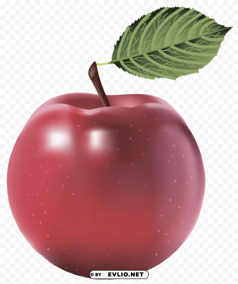 red apple Transparent Background Isolated PNG Illustration clipart png photo - c4ff2a78