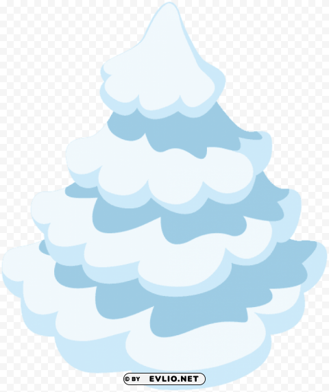 snowy tree PNG graphics with transparency