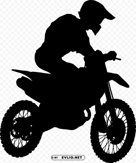 motocross silhouette PNG images with no fees